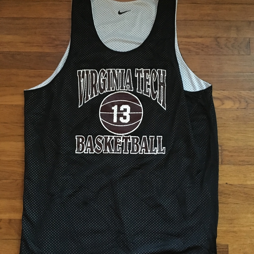 Nike Virginia Tech Basketball Jersey 13 Reversible
